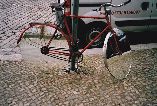 Obrázek mirror on the bike