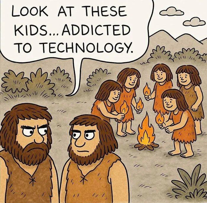 Obrázek mladi a jejich technologie