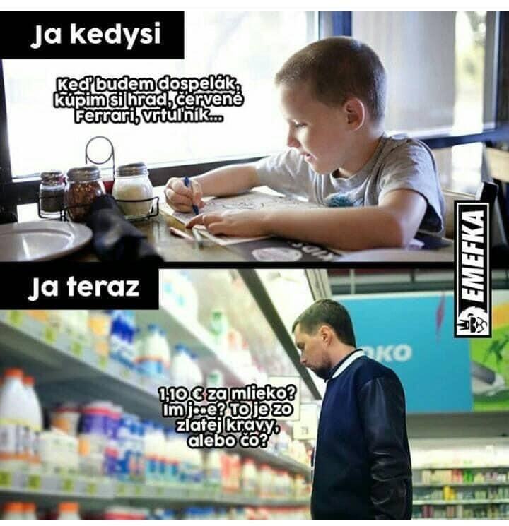 Obrázek mlieko z kravy