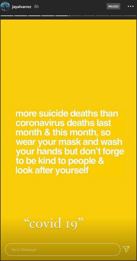 Obrázek more suicide deaths than covid deaths last month
