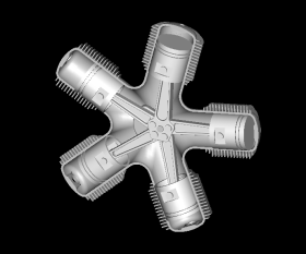 Obrázek motor-hvezda