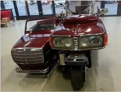Obrázek motorka mercedes bens