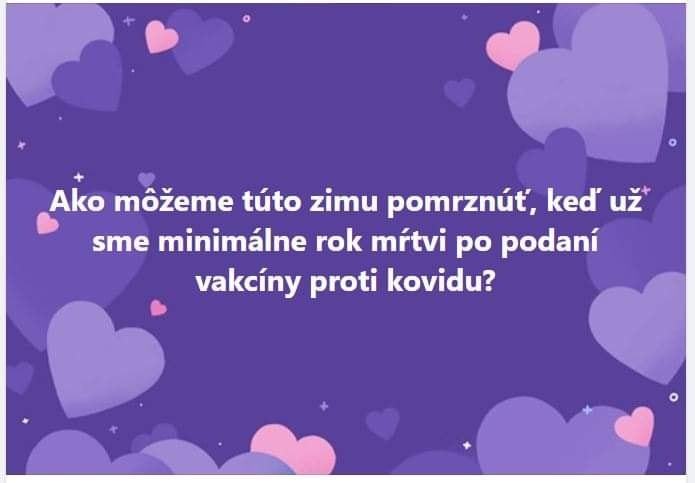 Obrázek mrznut po vakcine