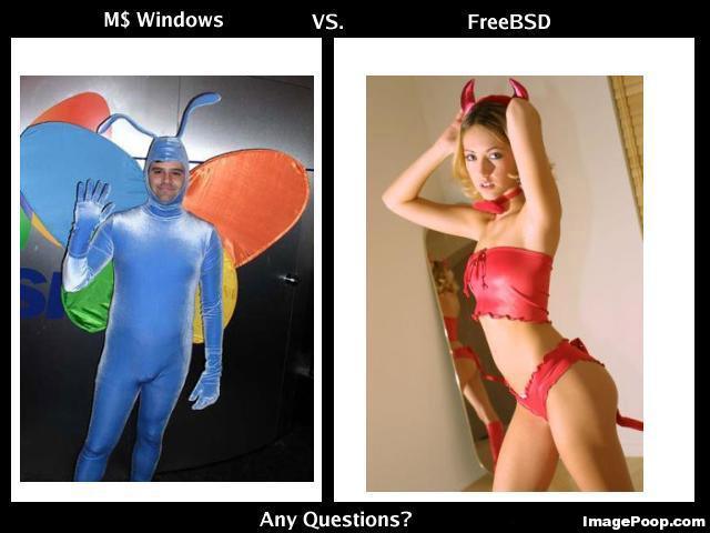 Obrázek ms windows vs freebsd