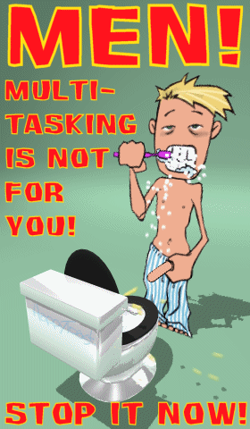 Obrázek multitasking is not for you
