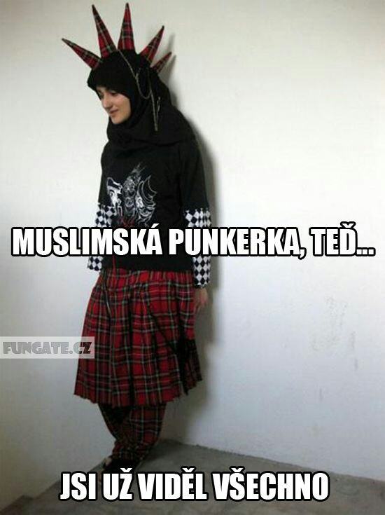 Obrázek muslimska punkerka