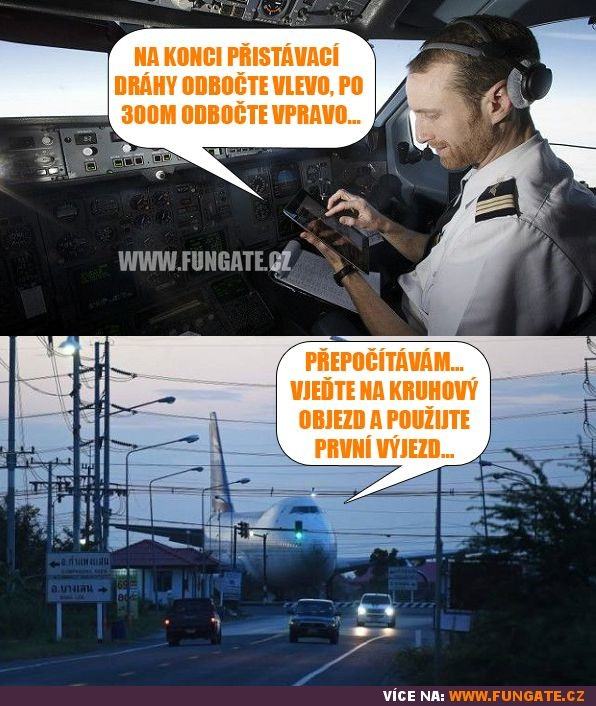 Obrázek na konci gps