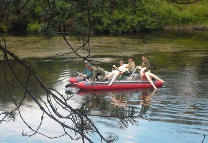 Obrázek na splave s holkama