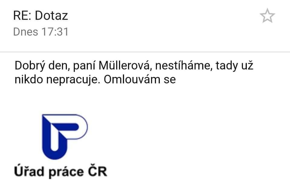 Obrázek na urade prace se nepracuje