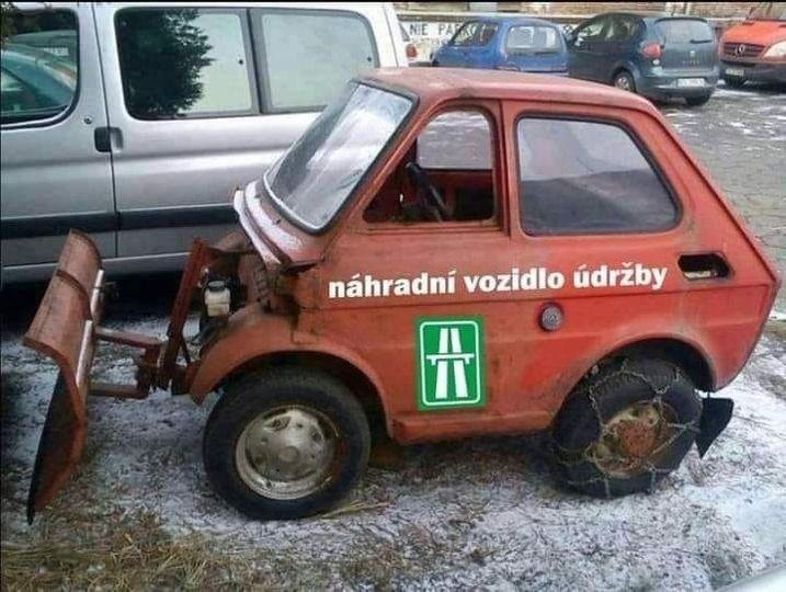 Obrázek nahradni vozidlo udrzby
