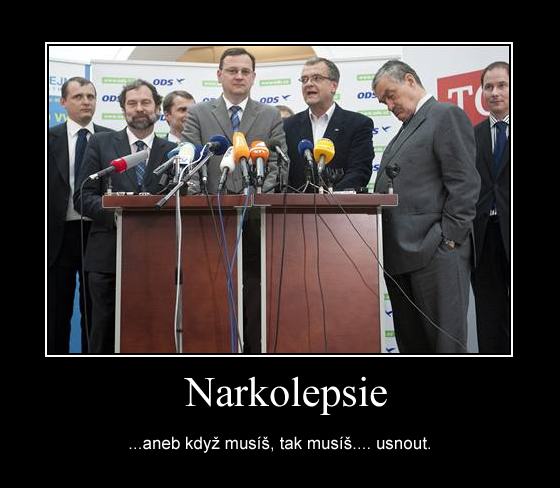 Obrázek narkolepsie