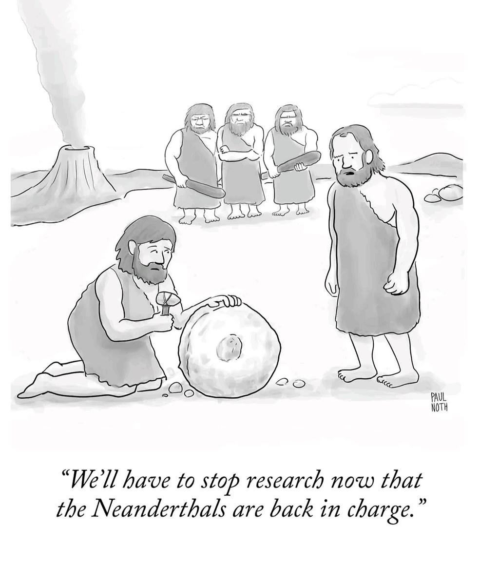 Obrázek neandrtalci ve vedeni