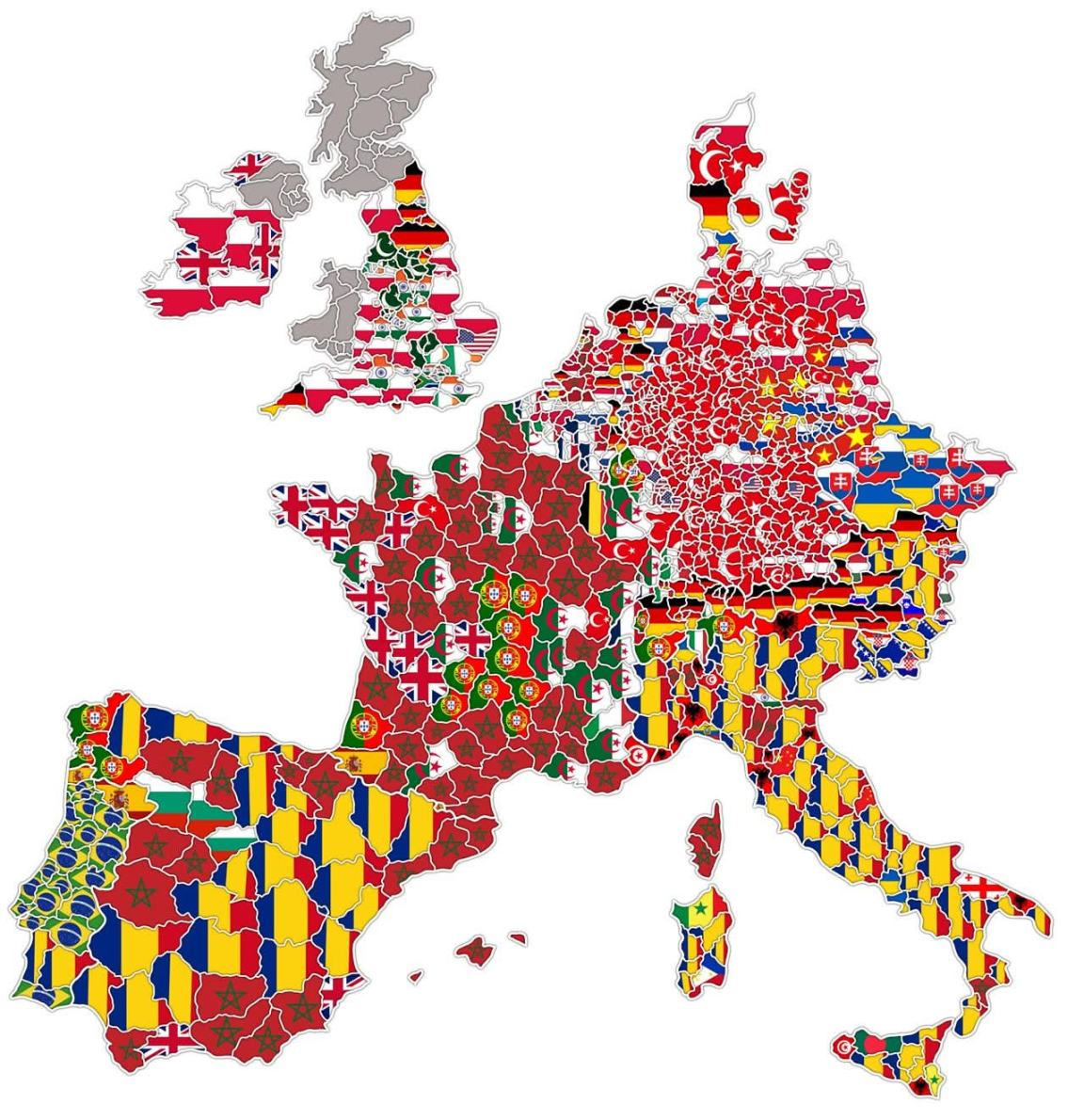 Obrázek nejvice imigrantu je z