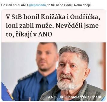 Obrázek nemaj na to koule oznacit ho za vraha