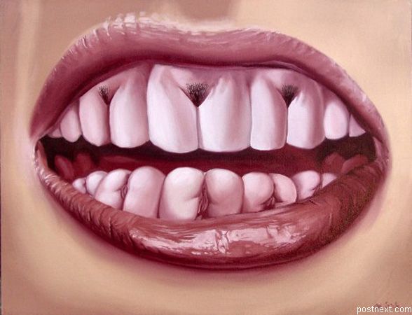 Obrázek nemravne zuby