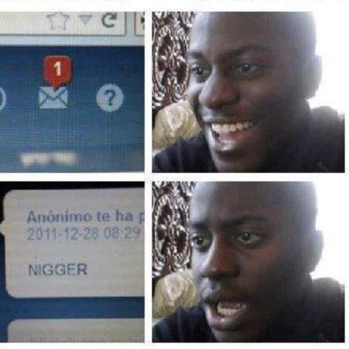 Obrázek nigger message