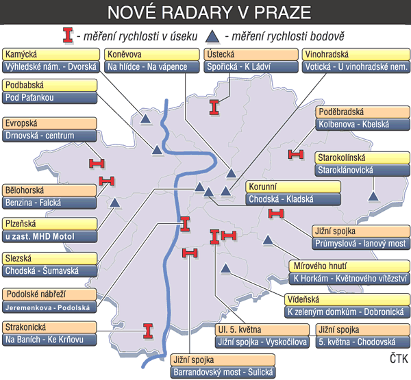 Obrázek nove radary v Praze