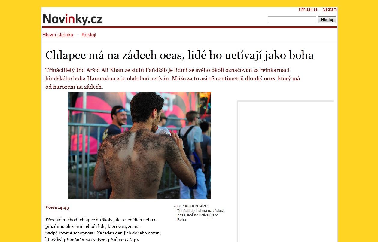 Obrázek novinky - ocas