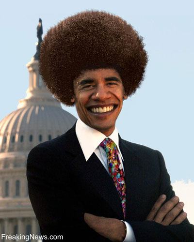 Obrázek obama afro