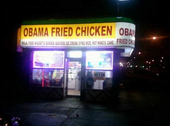 Obrázek obama fried chicken