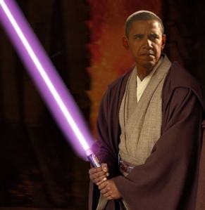 Obrázek obama jedi knight