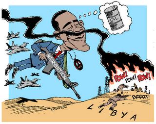 Obrázek obama oil libya