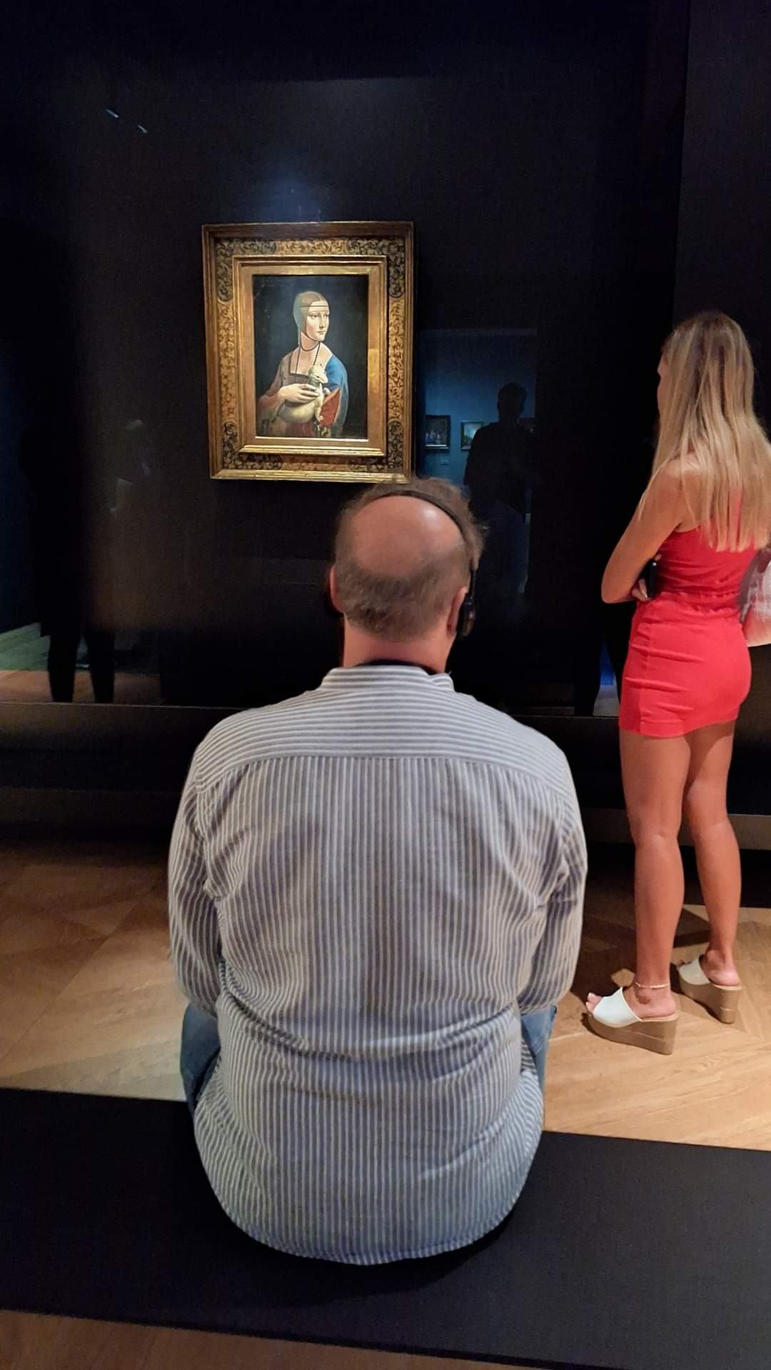 Obrázek obdivuje umeni