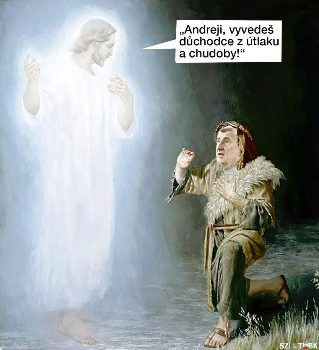 Obrázek ochrance slabych a utlacovanych