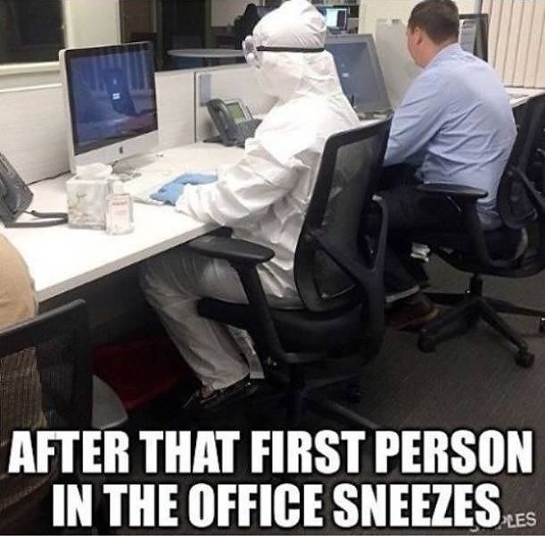 Obrázek office sneezes