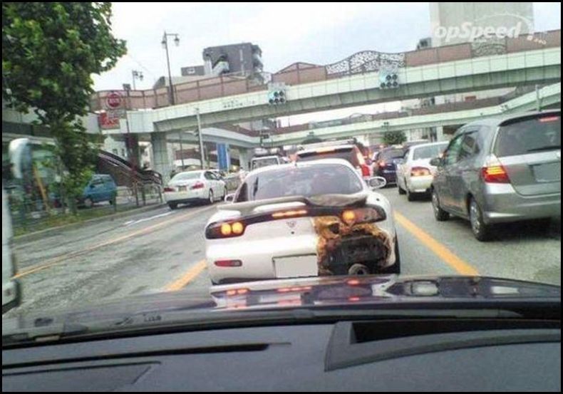 Obrázek opalene auto