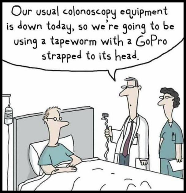 Obrázek our usual colonoscopy