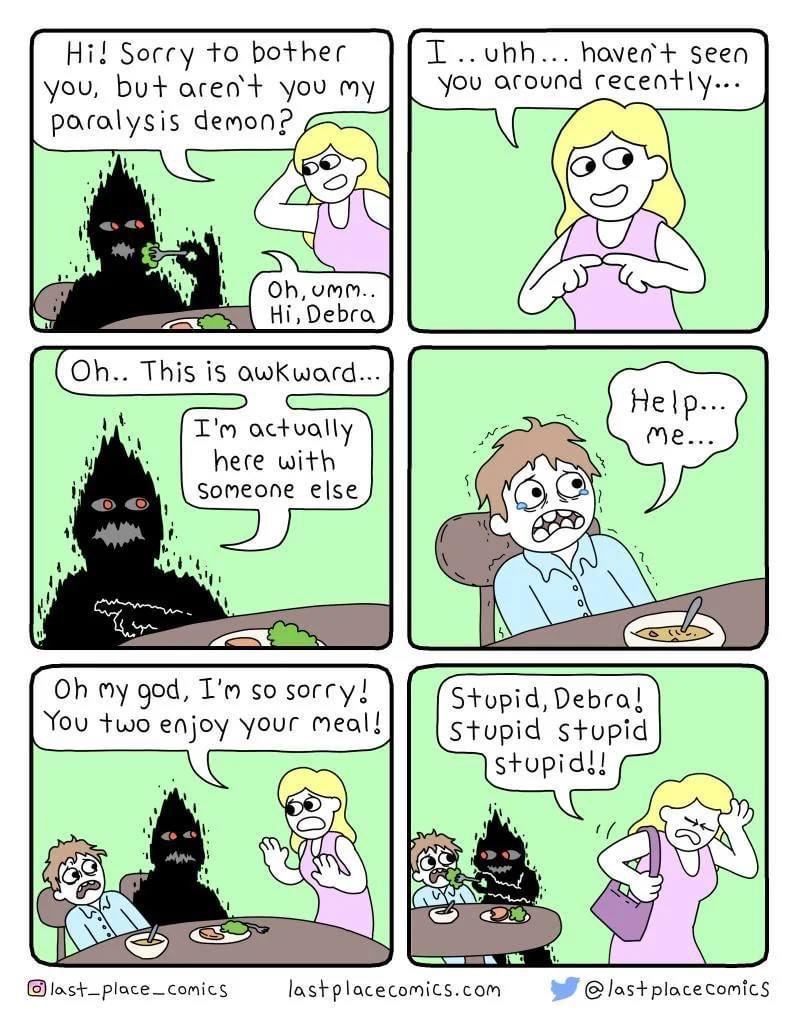 Obrázek paralysis deamon and stupid Debra
