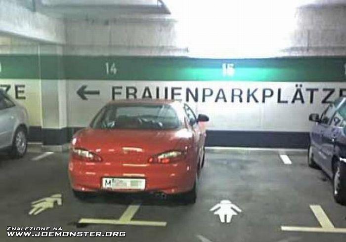 Obrázek parking dla kobiet
