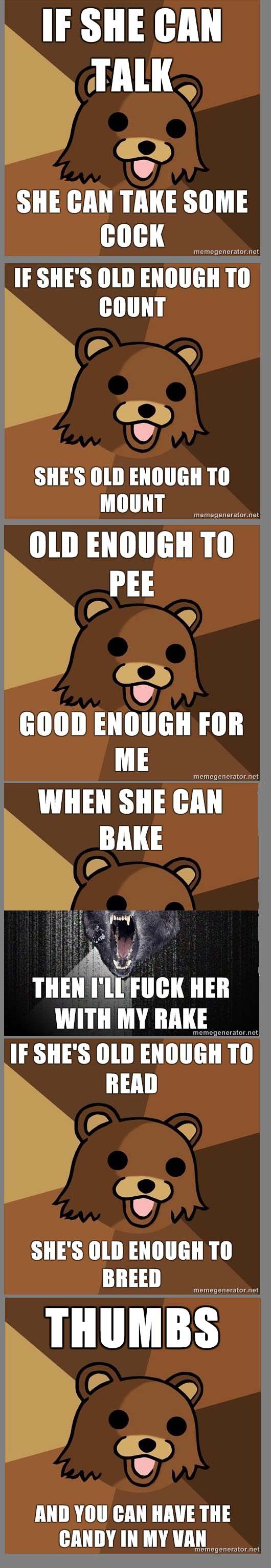 Obrázek pedobear philosophy