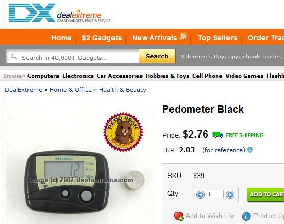 Obrázek pedometer