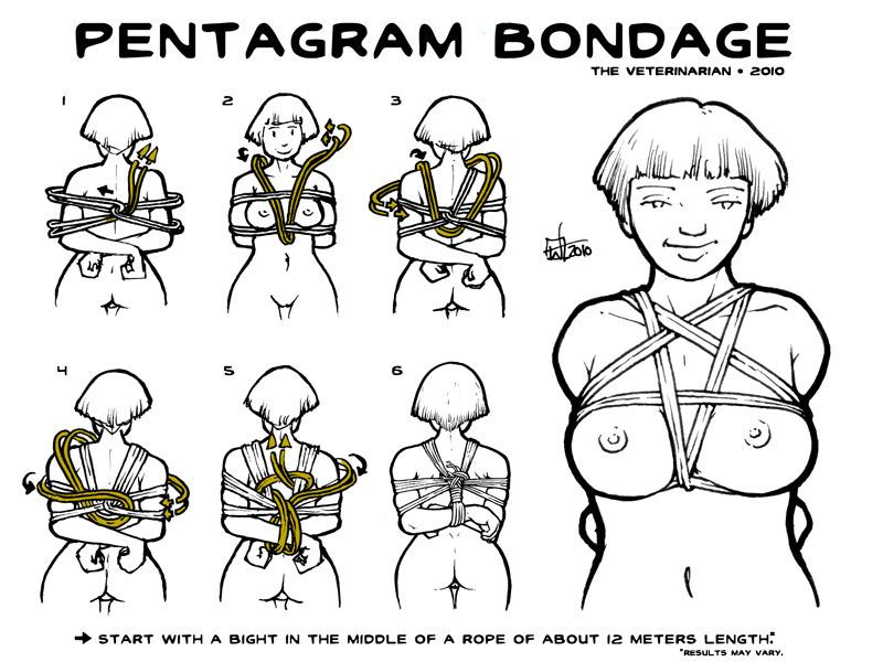 Obrázek pentagram bondage