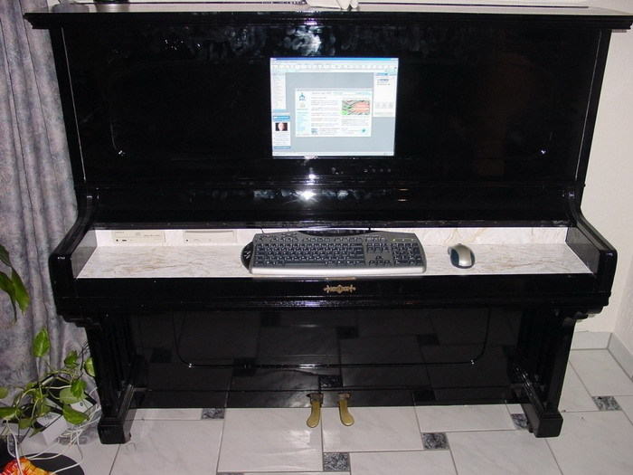 Obrázek pianino computer