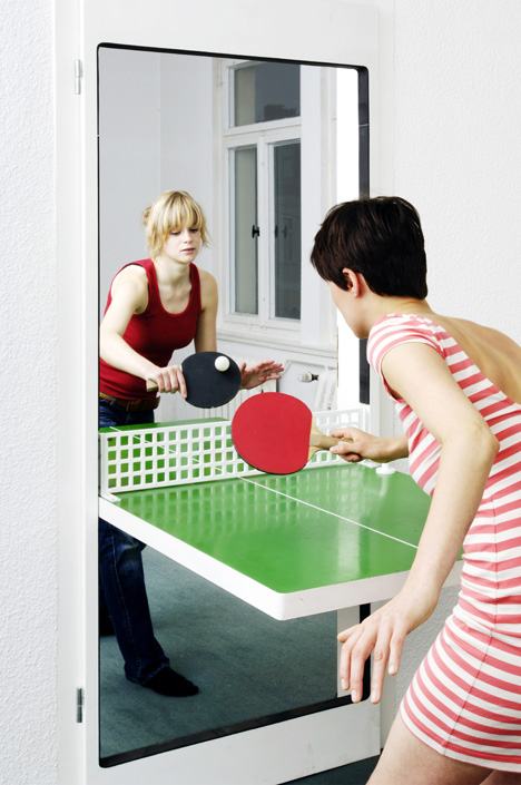 Obrázek ping pong na dverich