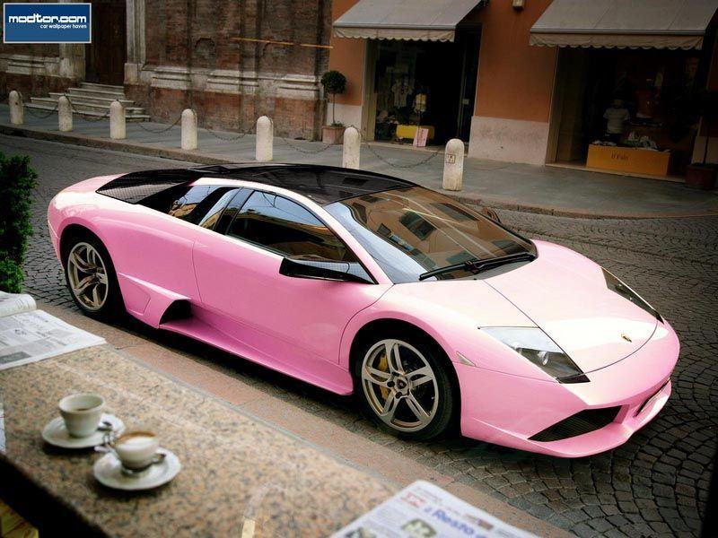 Obrázek pink lambo