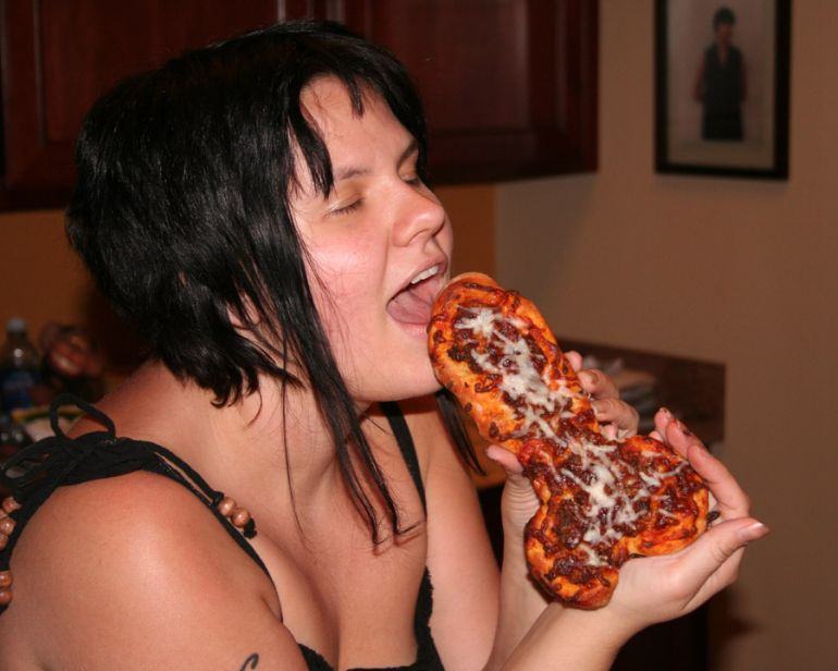 Obrázek pizza a predstavivost