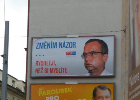Obrázek plakat-zesmesnujici-miroslava-kalouska