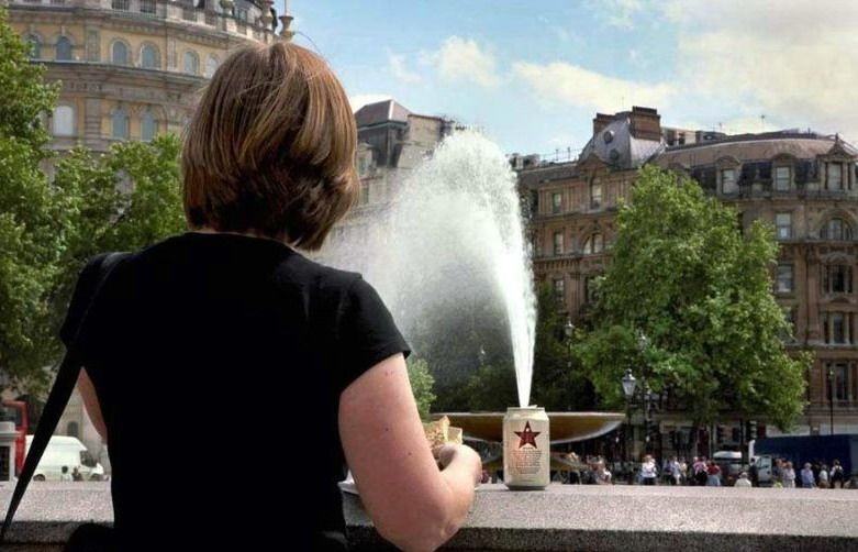 Obrázek plechovkova fontana