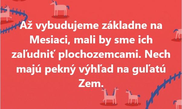 Obrázek plochozemci na mesiaci