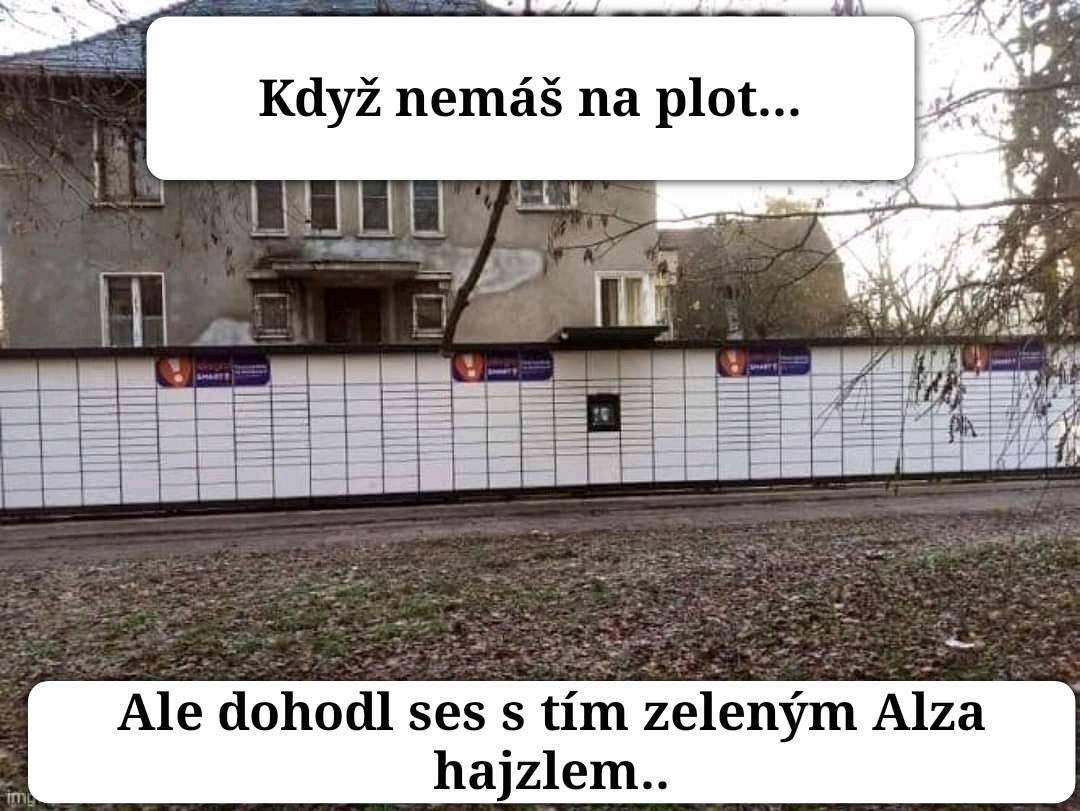 Obrázek plot zadarmo