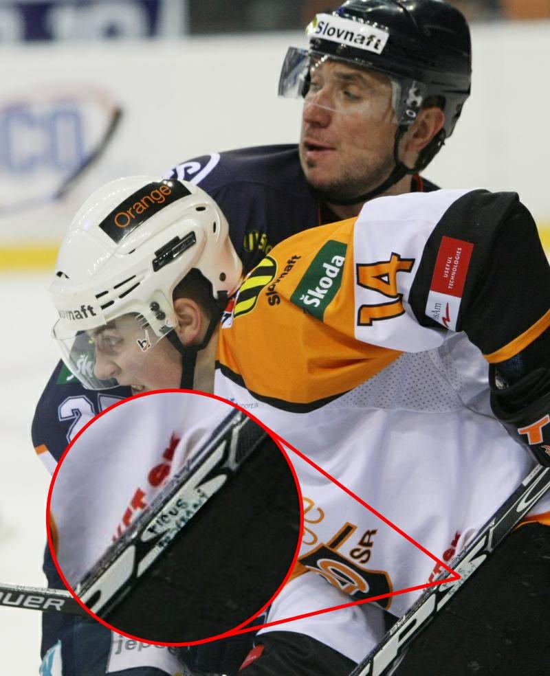 Obrázek podepsana hokejka