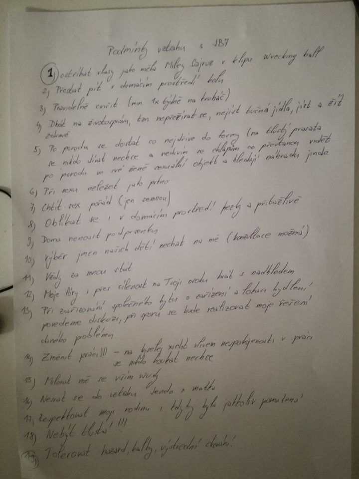 Obrázek podminky vztahu