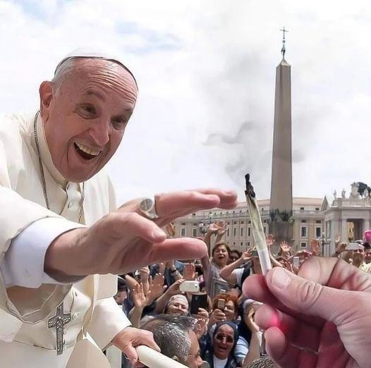 Obrázek pope likes dope