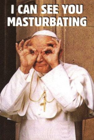 Obrázek pope sees you