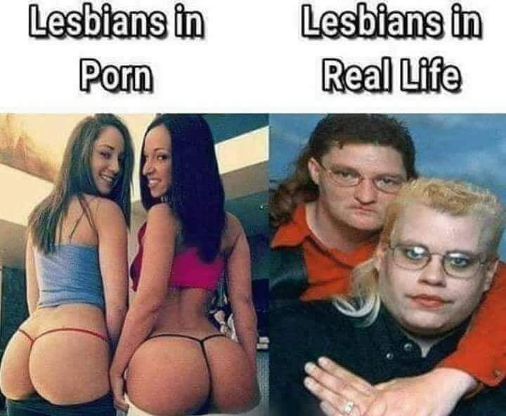 Obrázek porn vs real life