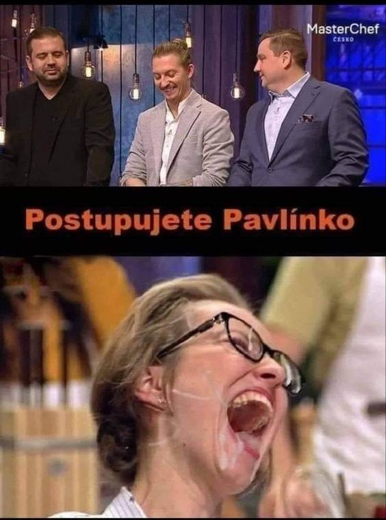 Obrázek postupujete pavlinko